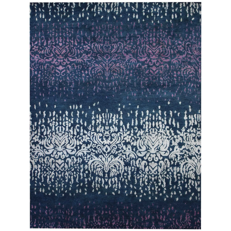 Geometric Hand Knotted 179cm X 238cm Area Rug