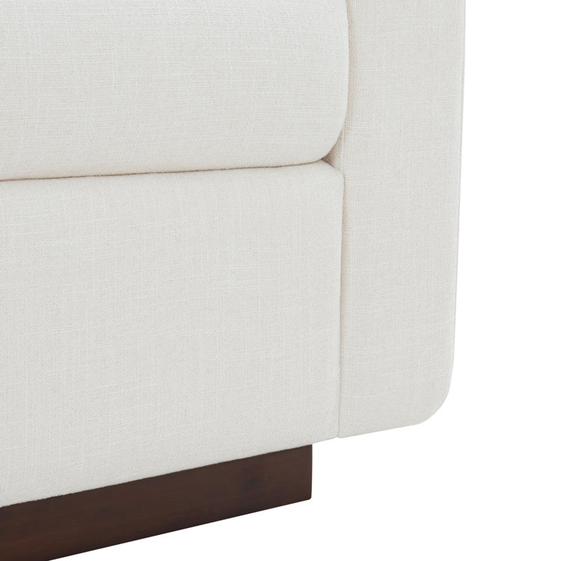 Banc rembourré Joanndria, White