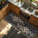 Palos Vintage Washable Snake Black Area Rugs For Living Room Bedroom Indoor Low Pile Serpent Rug for Dining Room Carpet