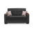 Annalice 65 in. Fabric 2-Seater 3-in-1 Sleeper Loveseat Sofa Bed with Storage-1568601312