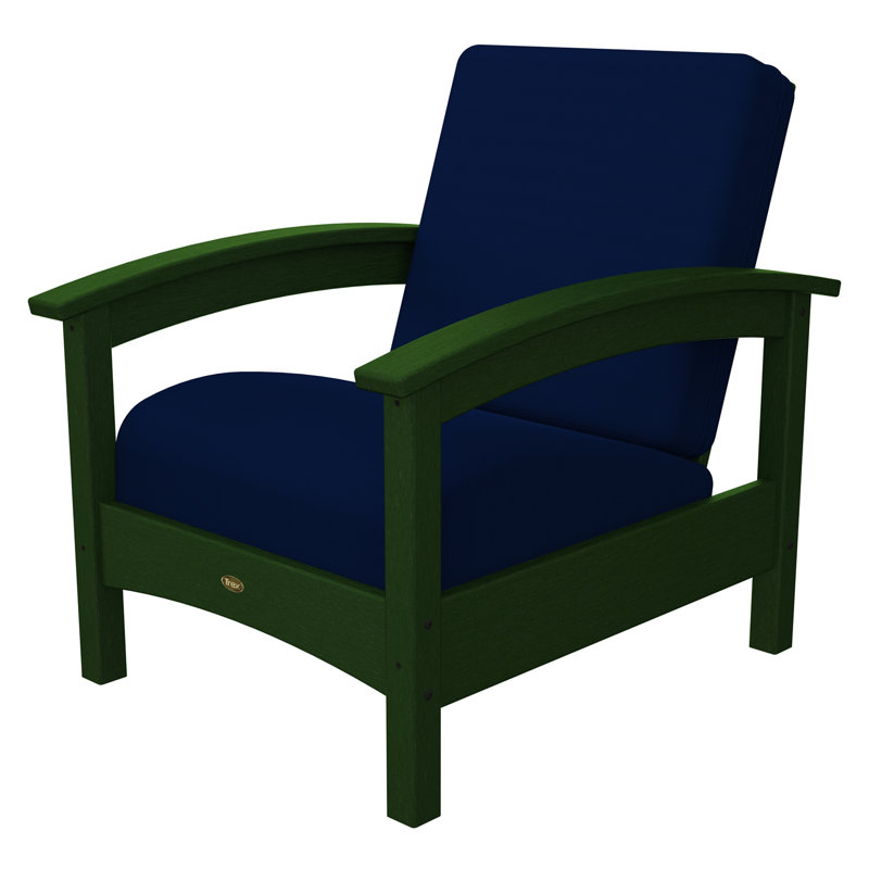 Rockport Club Chair, Rainforest Canopy / Navy