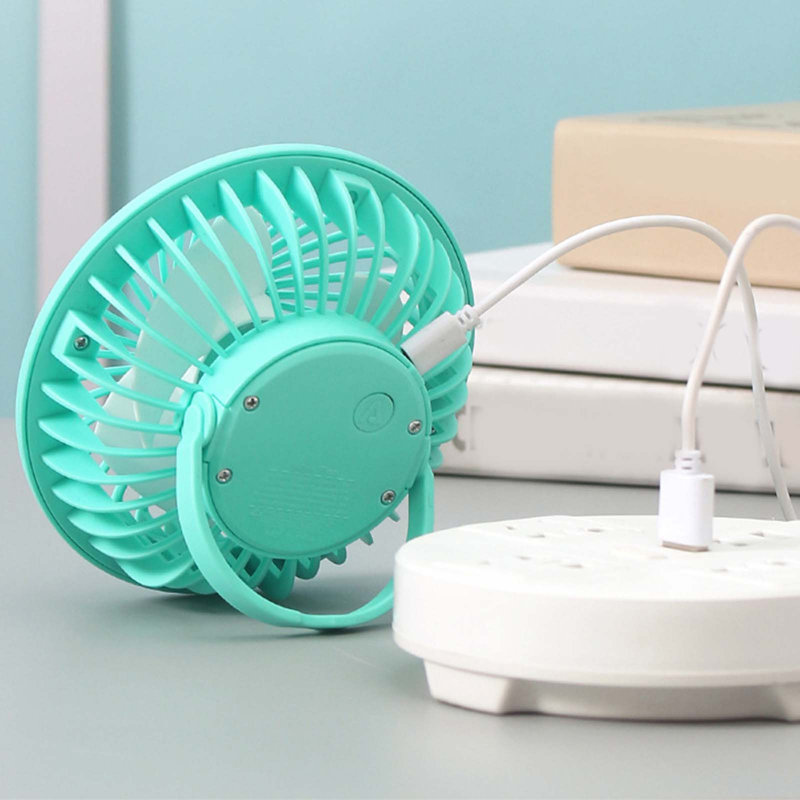 Ventilateur de bureau mural à ventilateur multifonctionnel de petite taille Kondieu, Green