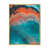 Toile avec cadre flottant or