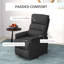 Fauteuil inclinable électrique avec télécommande, noir