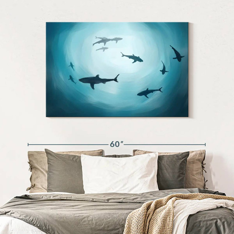 Shark Silhouette, 32" H x 48" W