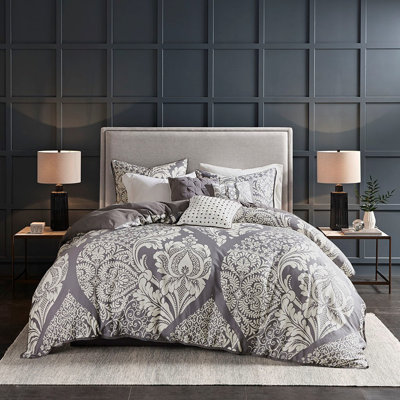 Ensemble de housse de couette pour lit double / grand 6 pièces