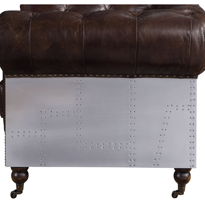 Aberdeen 89.4'' Leather Sofa