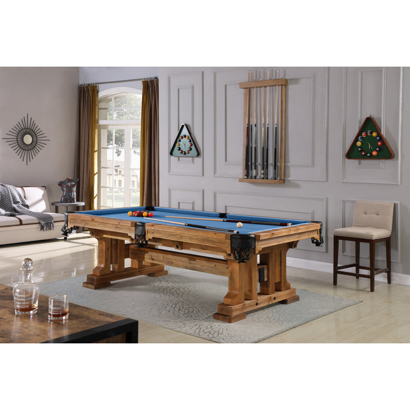 Colorado Slate Pool Table with Professional Installation Included, Academy Blue, 7', Yes