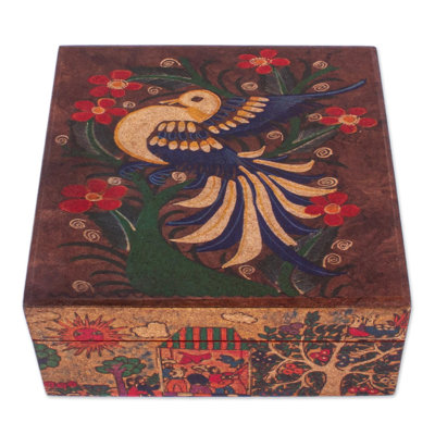 Boîte à bijoux Folk Art Dove