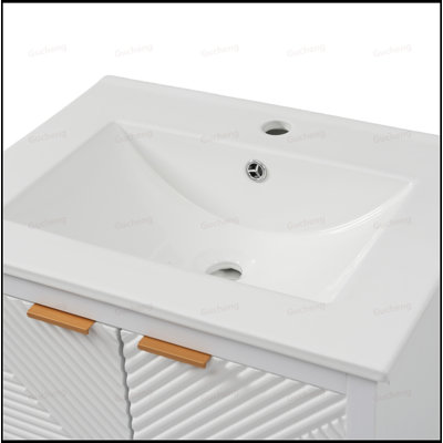 Meuble-lavabo 24 po avec lavabo et robinet simple