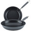 Anolon Advanced Home Hard Anodized Nonstick Frying Pan Set, 10.25 Inch And 12.75 Inch, 2-Piece