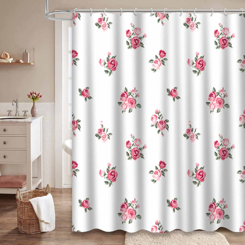 Rideau de douche avec 12 crochets Lines, L 72 po x l 84 po