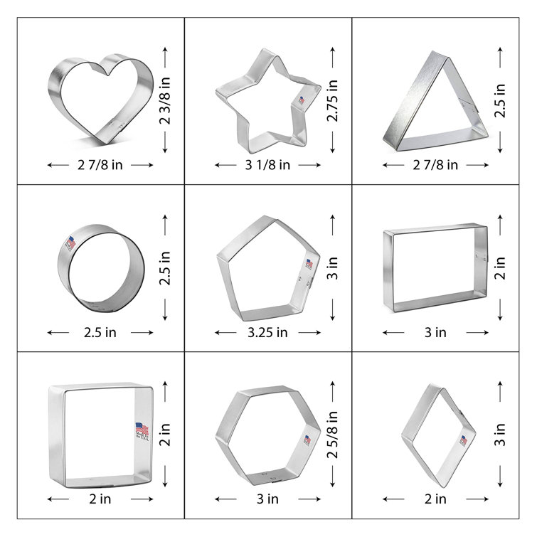 BONYOUN 6 Piece 4 Inch 6 Inch 8 Inch Foam Cake Dummy Sugarcraft set