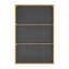 Alcantera Rectangle Metal Frame Wall Mirror Simple and Elegant Modern Design-66167299-66167307
