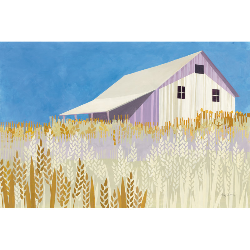 " Wheat Fields Crop " Painting Print, 20" H x 30" W