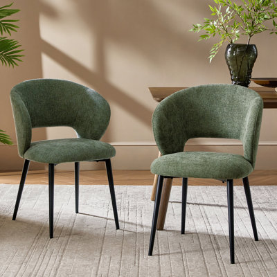 Angel Modern Dinning Chair With Metal Legs