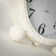 White Desk Clock 10.75"H; White