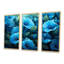 «Blue Morning Glory Blossom Burst - Morning Glory», art mural-1968294433-1968294432