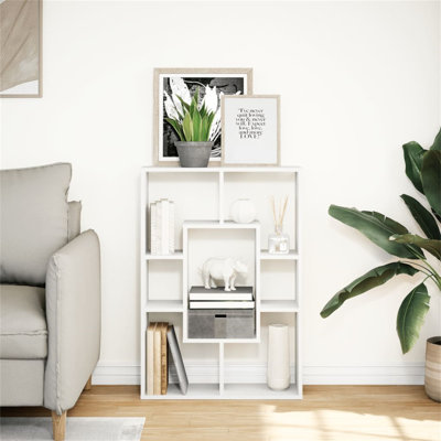 90cm H x 63cm W Geometric Bookcase