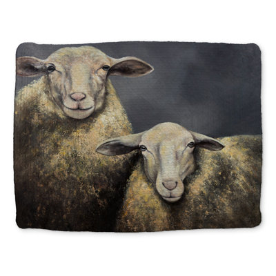 Rustic Farm Animals Braided Placemat - Two Sheep Home Decor