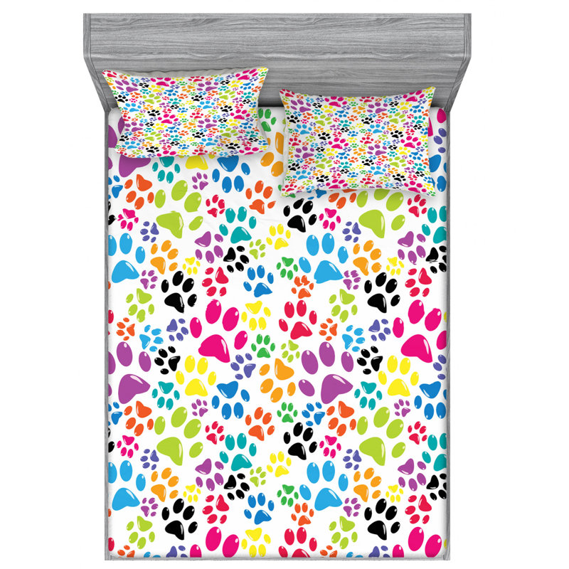 Microfiber Sheet Set, Queen Sheet Set with Fitted Sheet