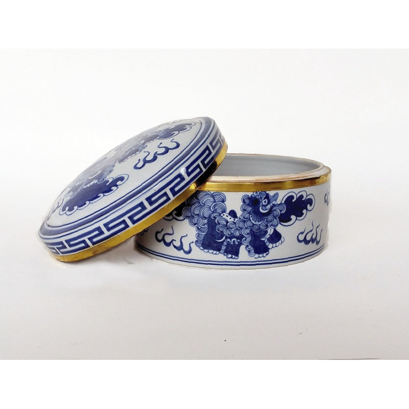 Manseau Ceramic Decorative Box