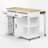Kitchen Island with Extendable Dining Table-950181085