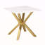 Table de bout en acier inoxydable Kensington