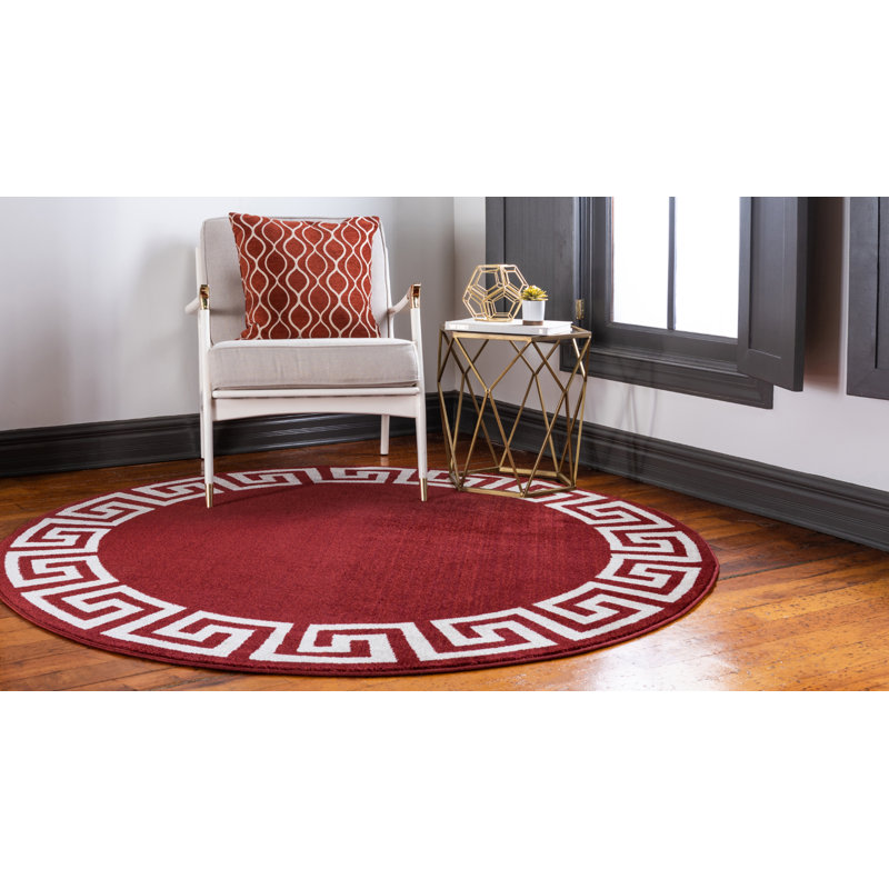 Tapis terre cuite Balabak, Rond 8 pi
