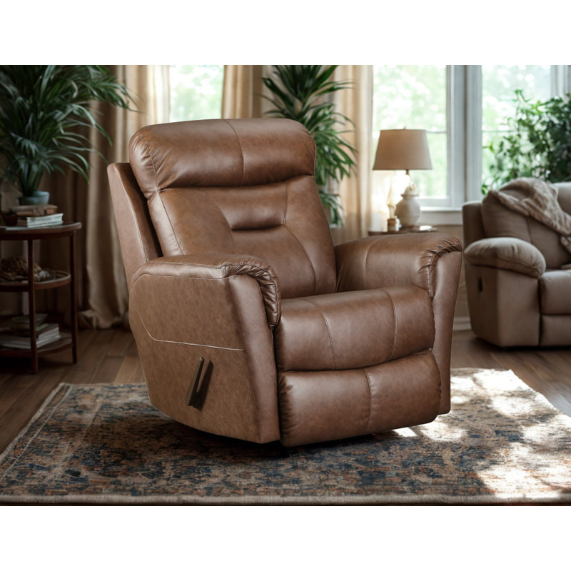 True Grit Rocker Recliner, Brown