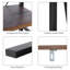 Roselyn 180.5 cm H x 60 cm W Iron Ladder Bookcase-1349944679