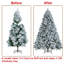 Arbre de Noël artificiel floqué-1024731820