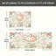 Ensemble de 2 tapis de cuisine Pastel Tea Party