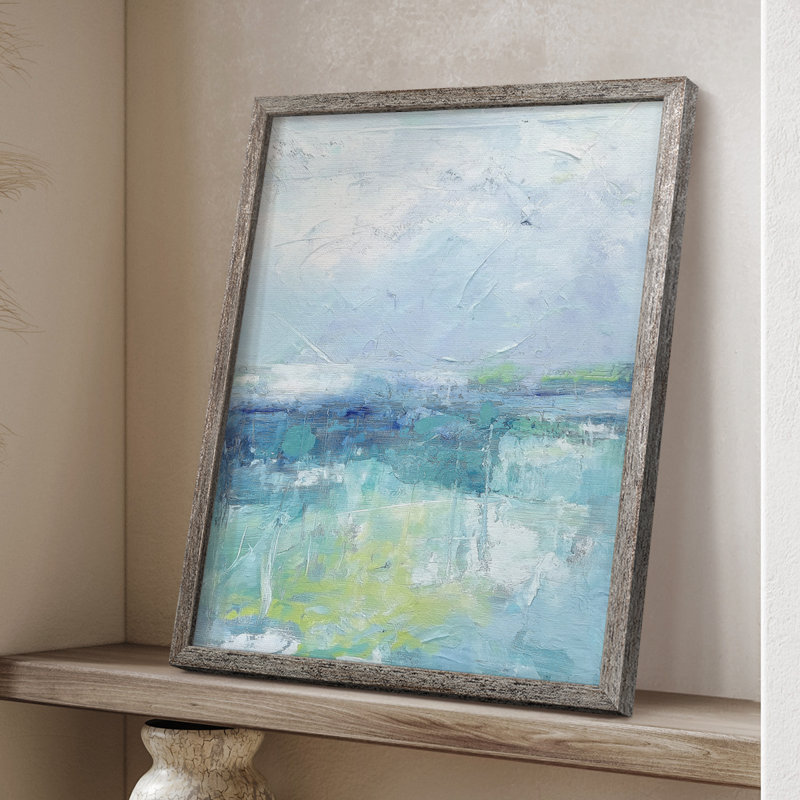 ABSTRACT Series DCCDXV, reproduction encadrée - bois massif, H 30 po x l 24 po