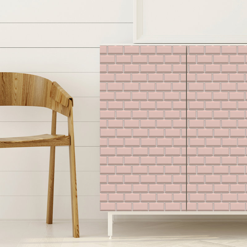Edis 30.5cm W x 15.4cm L Vinyl Peel and Stick Subway Tile
