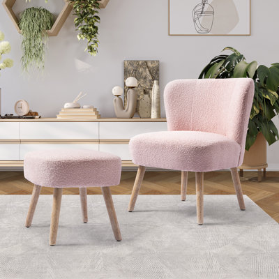 Fauteuil de chambre avec repose-pieds Breann