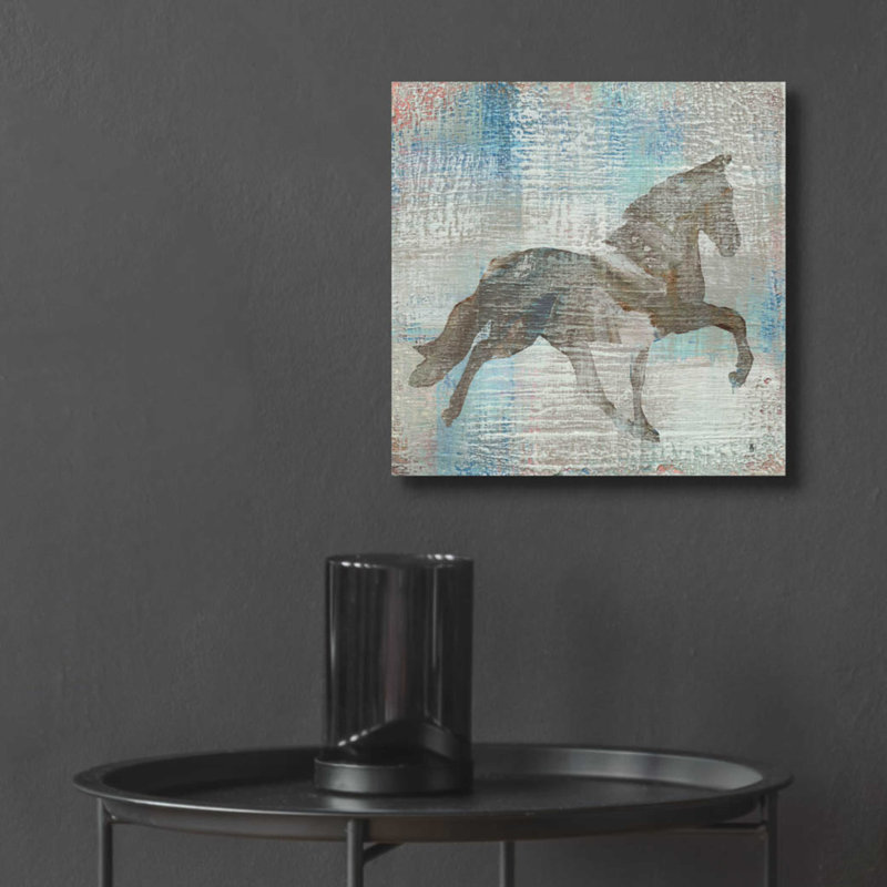 «Cheval II brun» par Studio Mousseau, H 12 po x l 12 po x P 0,13 po