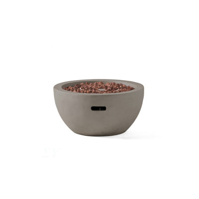 27" Bowl Shaped MGO 40,000 BTU Propane Fire Pit(Tank Cover not Included)