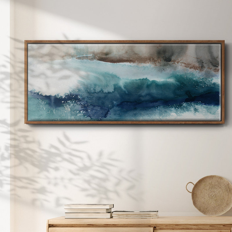 Shifting Seashore- Framed Canvas
