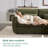 82.6 " Corduroy Sofa-154699883
