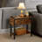 Balanger Side Table With Storage, Side Table Living Room, Small Table, Small Side Table, Narrow Bedside Table