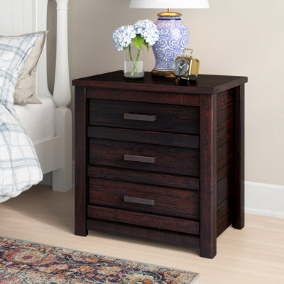 Romney 26'' W Solid Wood Nightstand