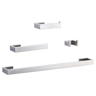 4 - Piece Bathroom Hardware Set