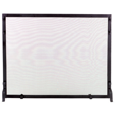 Zacharius 1 Panel Steel Fireplace Screen