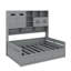 Lit de jour en bois avec hydraulique, armoire et tablette-2137799886-2137799884