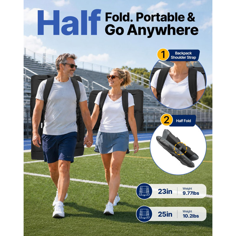 Stadium Seat, Black 25in.