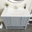Ensemble de meuble-lavabo simple 36 po avec plateau en céramique Sonaya-927566105