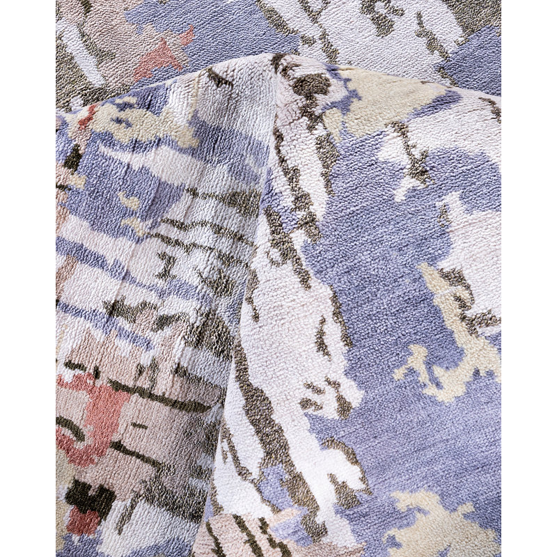 Overdyed One-of-a-Kind 8' 2" X 10' 3" Hand Knotted Area Rug