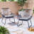 Contemporary Club Seating With Robust Metal Framework And Water- Cushions Stylish Lounge Chair Stable Construction Upholstery