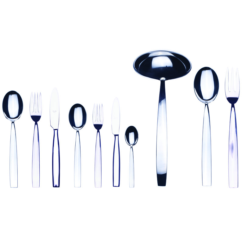 Ensemble de couverts Med Méditerranéeea - 45 pièces - Acier inoxydable, Argent argent